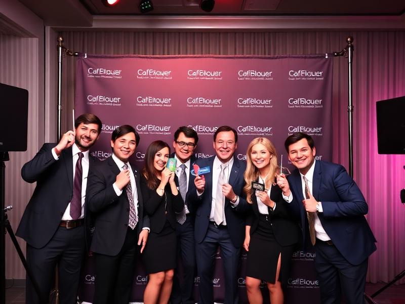 Corporate event photo booth