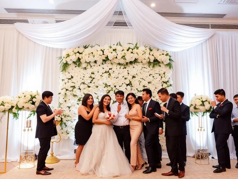 Wedding photo booth